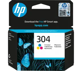 HP N9K05AE 304 barevná / Inkoustová cartridge / originální / pro DeskJet 2620, 2630, 3760