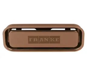 Franke Kryt skrytého přepadu měděná / Kryt přepadu / Nerezová ocel / Hranatý tvar