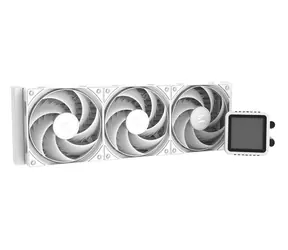 Zalman ALPHA2 DS A36 bílá / AIO vodní chlazení CPU / 360 mm / 2,7" LCD displej / 2x ventilátor