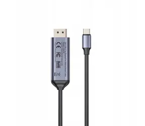 Unitek V1441AGY01 / Kabel USB-C - DisplayPort / Obousměrný / 16K / 80 Gbit/s / HDR / 1,8 m