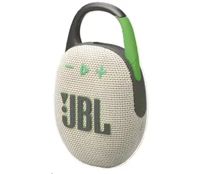 JBL Clip 5 písková / Přenosný reproduktor / Bluetooth 5.3 / IP67 / 12 h výdrž