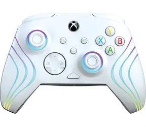 PDP Afterglow WAVE bílá / Gamepad / Programovatelná tlačítka / Podsvícení / USB-C