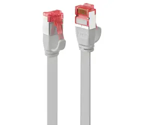 Lindy Cat6 Flachband šedá / Patch kabel / U/FTP / RJ-45 / 5 m