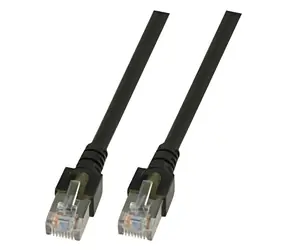 EFB Cat5e SF/UTP černá / Patch kabel / RJ-45 / PVC / 10 m