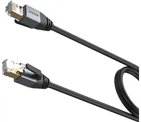 Unitek Cat.8 S/FTP černá 1,5 m / Patch kabel / RJ-45