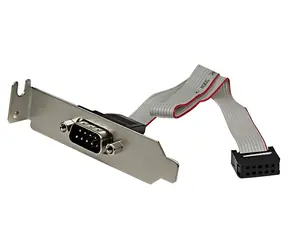 StarTech DB9 redukce do slotu šedá / Redukce / DB9 sériový - IDC / 0,229 m