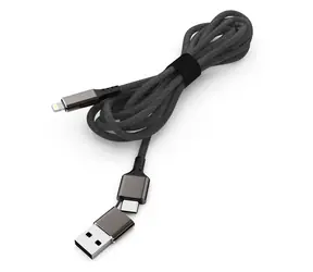 Smrter Speedy černá / Nabíjecí a datový kabel / Lightning / 100 cm