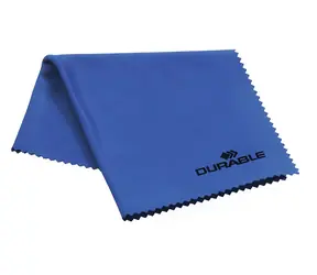 Durable TechClean Cloth modrý / Čisticí hadřík z mikrovlákna / 20x20 cm