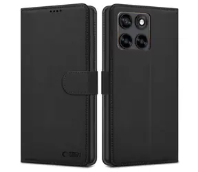 Tech-Protect Wallet černá / Peněženkové pouzdro / Motorola Edge 70 Fusion, Fusion+ 5G