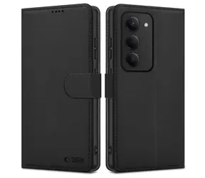 Tech-Protect Wallet černá / Peněženkové pouzdro / Xiaomi Redmi 15 4G/5G