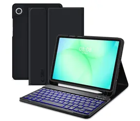 Tech-Protect SC Pen + Keyboard černá / Pouzdro s klávesnicí / Samsung Galaxy Tab A9/A11 8.7 X110/X115/X133/X135