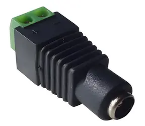 Wantec 5831 Adaptér DC konektor 5,5x2,1mm (F) na svorkovnici / Adaptér / 2 piny / Rovný