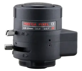 XtendLan Objektiv Vari-focal 2,8-12mm / Objektiv / CS-mount / IR / DC Drive AutoIris / do 2 Mpix