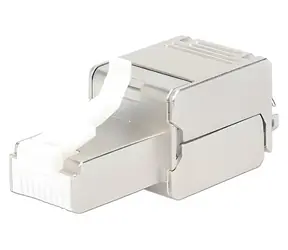 Intellinet Cat6a 10G RJ45 konektor STP / Konektor RJ45 / Stíněný / Pozlacené kontakty / Tool-free