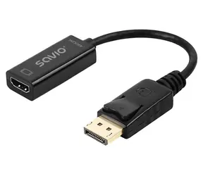 Savio AK-62 / Redukce / DisplayPort na HDMI / 4K / 0,2 m