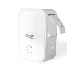 Technaxx Lifenaxx LX-048 bílá / Tiskárna štítků / Termo / šířka tisku 12 mm / USB-C / 1200 mAh
