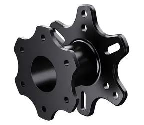 PXN Z QS černá / Rychloupínací adaptér volantu / 50-70 mm / CNC hliník
