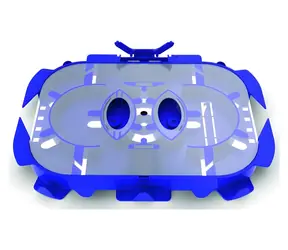 Solarix kazeta pro 24 svárů modrá / Spojovací kazeta / kompletní / víčko / hřebínky
