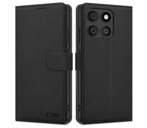 Tech-Protect Wallet černá / Pouzdro / Motorola Edge 60, 60 Fusion / Peněženkové