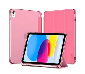 Tech-Protect SmartCase Pen Hybrid růžová / Pouzdro pro Apple iPad 10,9" (2022)/11" (2025) / schránka na stylus