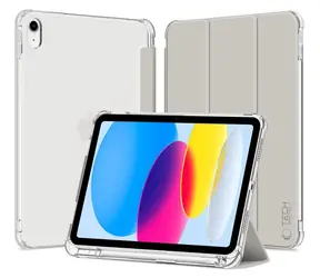 Tech-Protect SC Pen Hybrid stříbrná / Pouzdro / Apple iPad 10.9" (2022) / 11" (2025) / schránka na stylus