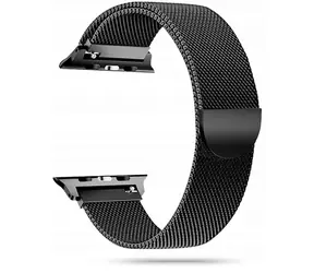 Tech-Protect MilaneseBand černá / Řemínek milánský tah / pro Apple Watch 8/9/10/11, SE / 40/41/42 mm