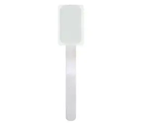 Schwaiger Popisovací pásky na suchý zip 90x12x2mm bílé / Kabelové štítky / 10 ks