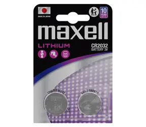 Maxell CR2032 / Knoflíková baterie / Lithiová / 3V / 2 ks