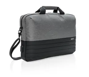 Swiss Peak šedá / Taška na notebook / 15,6" / RFID kapsa / USB port