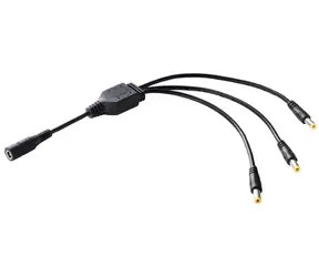 Sunny DC napájecí rozbočovač 1 na 3, Jack 2,1x5,5 mm / Rozbočovací napájecí kabel / 20 cm