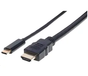 Manhattan kabel USB-C na HDMI černá / Kabel / 4K 30Hz / 2 m