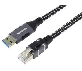 PremiumCord adaptér USB 3.2 - LAN RJ45 / Adaptér / 10/100/1000 Mbit / 3 m