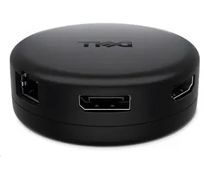 DELL Pro USB-C Travel Hub DA326 / Dokovací stanice / 2× USB-C / 2× USB-A / HDMI 2.1 / DP 1.4 / RJ-45 2.5GbE / 100W PD