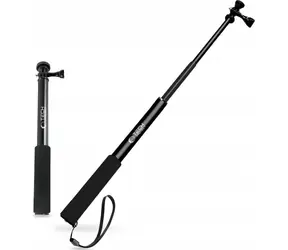 Tech-Protect GA100 černá / Teleskopická selfie tyč / GoPro & DJI / 30-93 cm