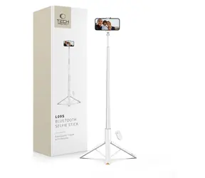 Tech-Protect L09S bílá / Selfie tyč / stativ