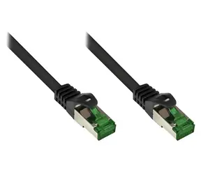 Good Connections Cat.6A patch kabel Outdoor černý / Patch kabel / S/FTP / 500 MHz / 3 m / IP66