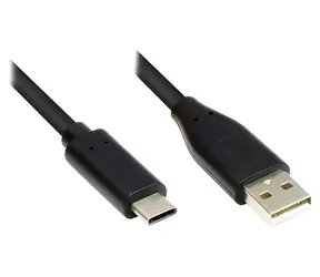 Good Connections USB-A - USB-C černá / USB kabel / USB 2.0 / 1 m / 480 Mbit/s