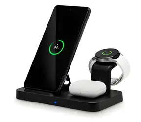 CONNECT IT MultiCharge 3v1 Qi černá / Bezdrátová nabíječka / pro Samsung