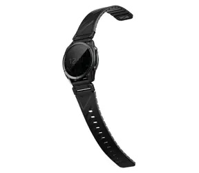 UNIQ Fluo 26 mm Midnight black / Řemínek pro Garmin SmartWatch / Magnetický / Silikonový / Quick Release a QuickFit