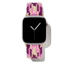iDeal Soft Braid Cherry Crush / Řemínek pro Apple Watch / 38/40/41/42 mm / Nylon, polykarbonát