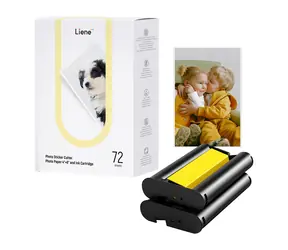 Liene PixCut samolepicí fotopapír 4x6" / Fotopapír / samolepicí / 72 listů + 2 kazety / pro PixCut S1