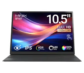 10,5" Minix SF10T černá / Přenosný monitor / IPS / Full HD / dotykový / USB-C