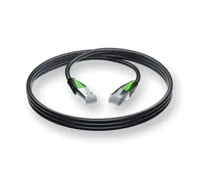 Zyxel Patch kabel Cat6A 1 m černý / Patch kabel / SF/FTP / RJ-45