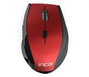 INCA IWM-500GLK / Myš / Bezdrátová 2.4 GHz / Ergonomická / Laserová / 1600 DPI / 6 tlačítek