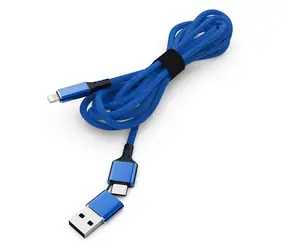 Smrter Speedy modrá / Nabíjecí a datový kabel / Lightning / 100 cm