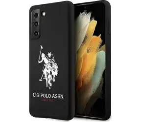 U.S. Polo Silikonový Kryt pro Samsung Galaxy S21 černá / Pouzdro / Silicone Logo