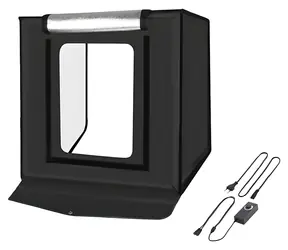 Puluz PU5060EU / Fotografický stan / LED osvětlení / 60×60×60 cm / 3380 lm / 5500K