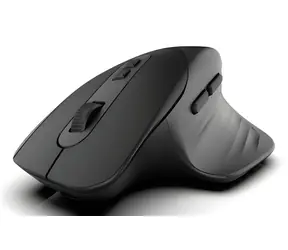INCA IWM-553S černá / Myš / Ergonomická / 2,4 GHz & Bluetooth 5.0 / 1600 DPI / 7 tlačítek / USB-C