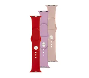 FIXED Silicone Strap sada 3 řemínků mix 2 / Řemínek pro Apple Watch / Silikon / 42/44/45/46/49 mm