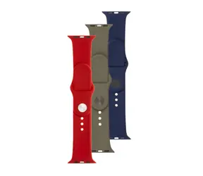 FIXED Silicone Strap sada 3 řemínků mix 3 / Řemínek pro Apple Watch / Silikon / 38/40/41 mm